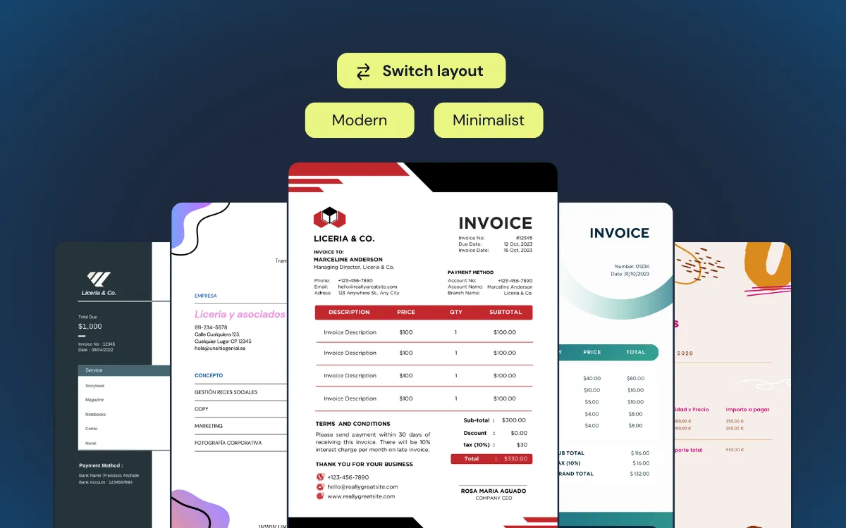 Easy design switch screenshot